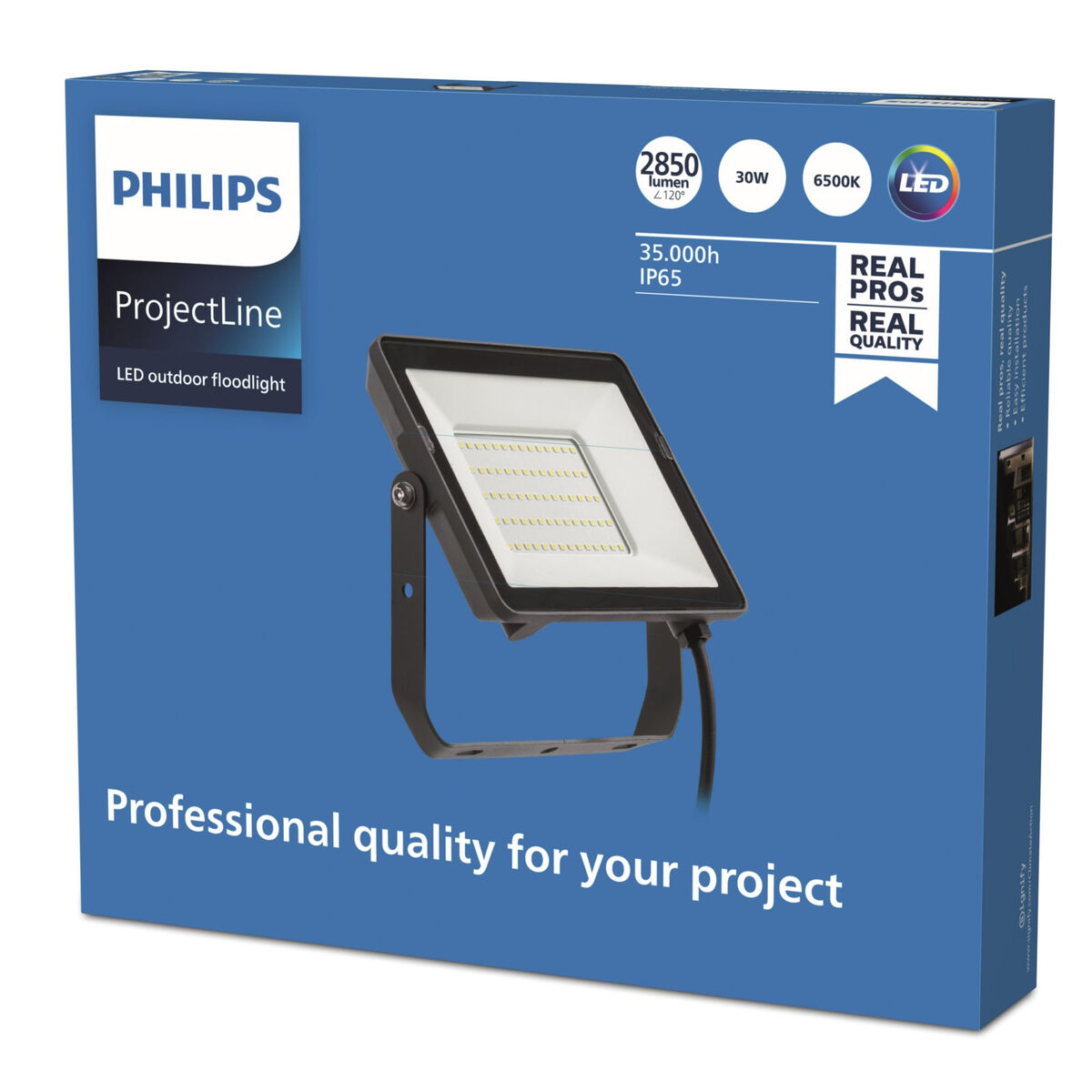 Bouwlamp Philips Proyector 30 W Zwart